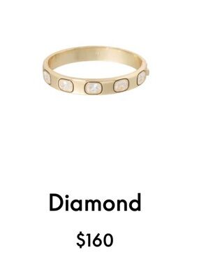 ROXANNE ASSOULIN The Cubic Hinged Cuff Diamond Bracelet